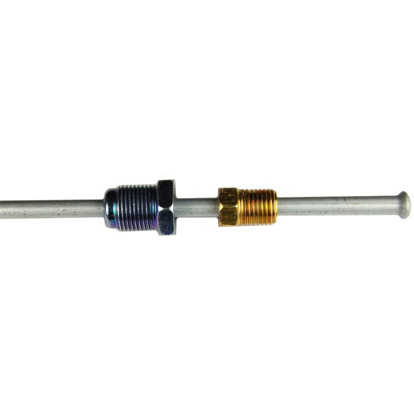 Ags Steel Brake Line Adapter, 3/16 x 8 (3/8-24 Inverted)(M12x1.0 Bubble)  BLA-B312