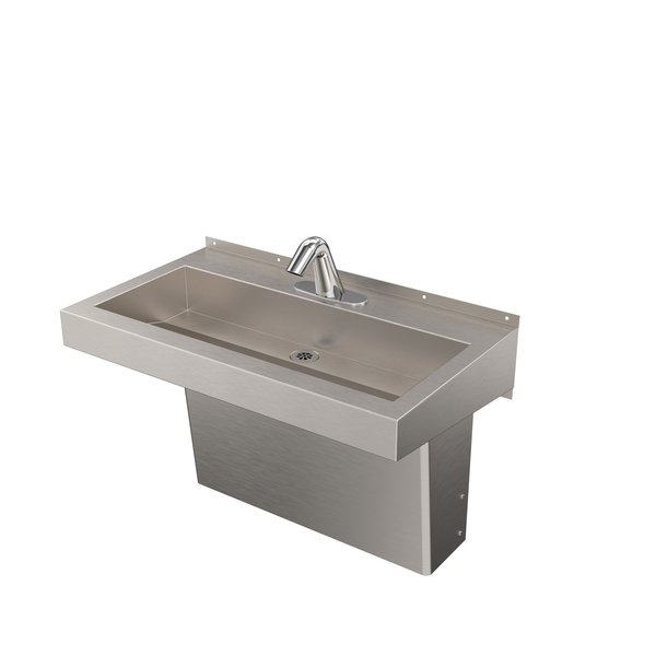 4123 ADA Scrub Sink - Stainless Steel, Three Hand Wash Stations