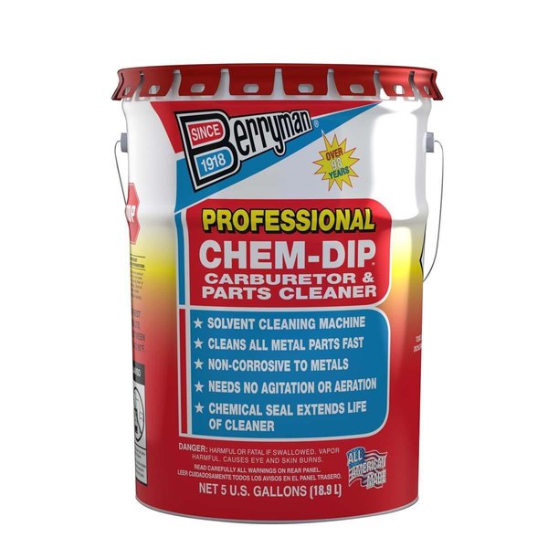 Berryman Chem-Dip Professional Parts Cleaner, 5 gal Pail