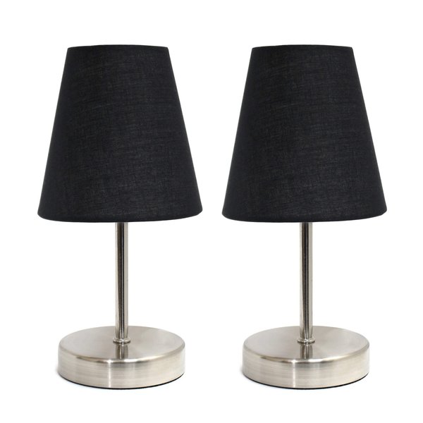 Lamps with black shades - elegant table lamps with black shades