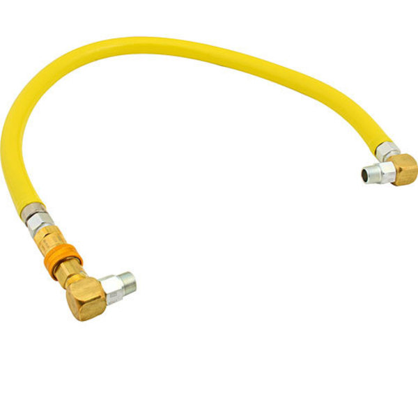 T&S Brass Gas Hose Flex Ctd 3/4X 48 W/90 (4 3/ 4 O.D ) For - Part#  Tshg-4D-48S TSHG-4D-48S