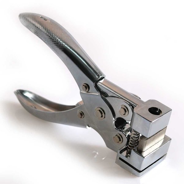 Air Locker A04 Manual Metal Slot Punch Plier T-shaped Hole Cutting Tool Hanger Hole Punch, Punch Out Dimension: 1 x 5/16