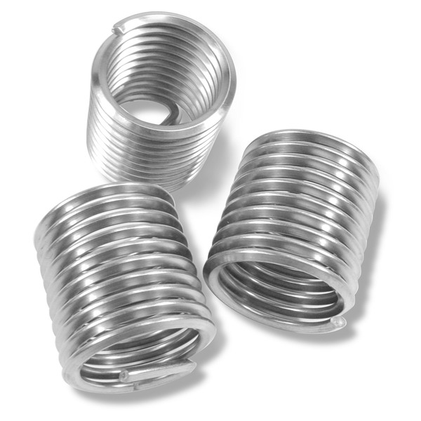 RECOIL  Recoil TL05042 Tangless Free-Running Coil Threaded Insert, M4 x  0.7 Metric Coarse, 1D/4.0 mm Length, 304 Stainless Steel