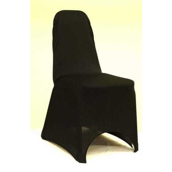 Atlas Commercial Products Spandex Banquet Chair Cover, Black SP