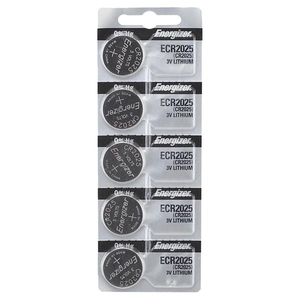 Energizer ECR2025 3V Lithium Coin Cell Battery Replaces CR2025