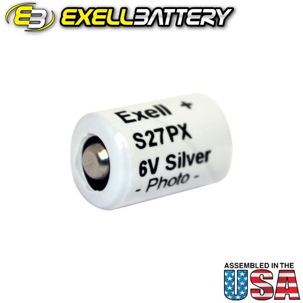 Battery 6V Silver Oxide EPX27 V27PX KX27 HS3C S27PX | Zoro