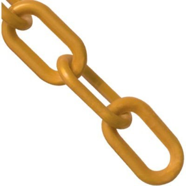 Mr. Chain Plastic Chain, 1 Link, 25'L, HDPE, Gold 10009-25