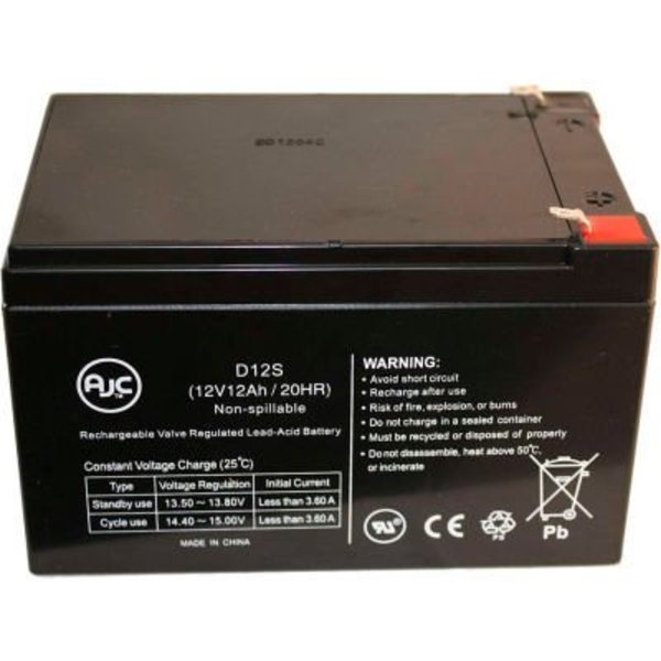AJC Battery Compatible with B&B BP12-6 6V 12Ah UPS Battery