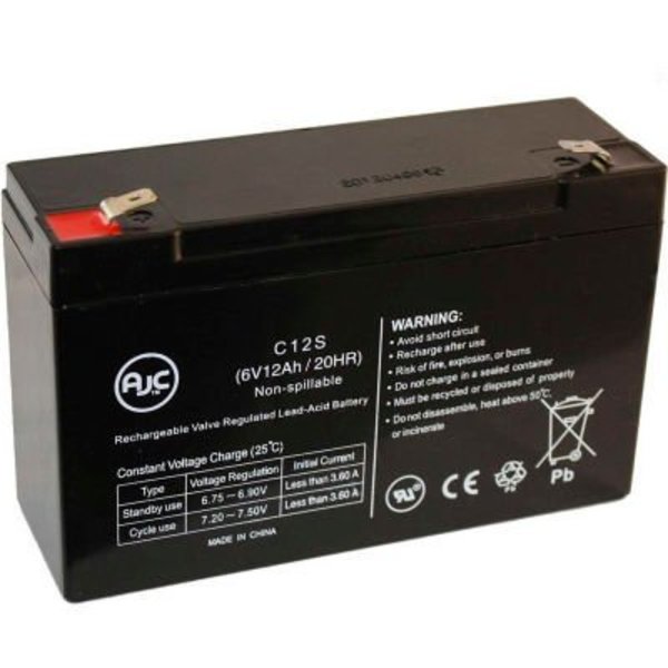 AJC Batería compatible con PK Electronics Blackout Buster 400 6V 4.5Ah UPS  Batería