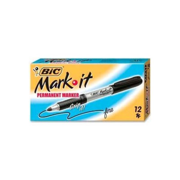 Bic, Mark It Permanent Marker Set, Assorted Colors, Ultra Fine Tip