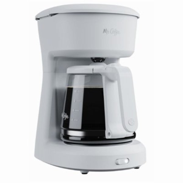Mr. Coffee Simple Brew 4-Cup Switch Coffee Maker, White TF4 Series