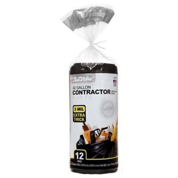 Berry Black Contractor Trash Bags