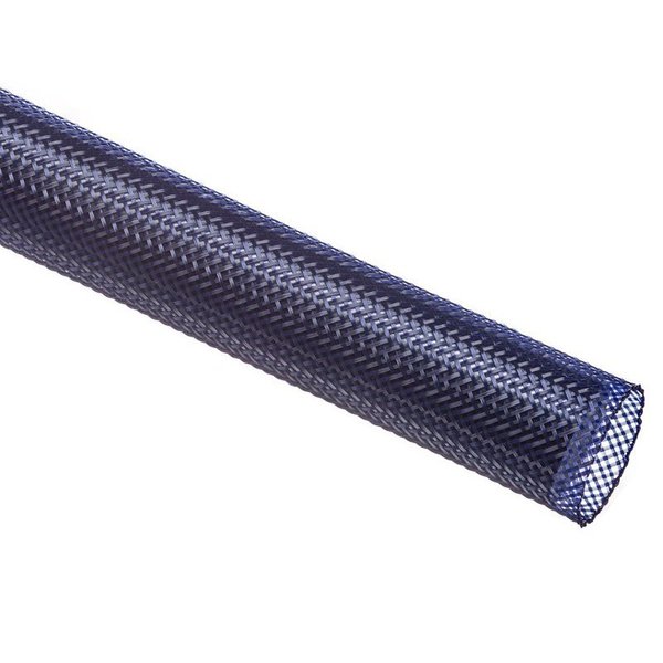 Flexo Techflex® Flexo® PET Expandable Braided Sleeving - 1/4 Inside  Diameter - 25' Long Spool - Dark Purple PET0.25-25-DP