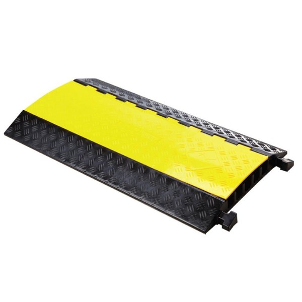 Cable Protecotr Outdoor Cable Wire Covers Floor Cable Cover 3 Channel Ramps  - China Cable Protector, Cable Protector Ramp