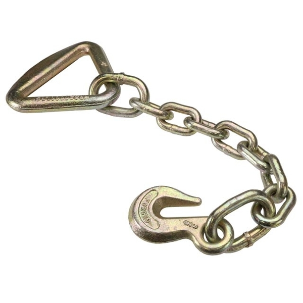 Us Cargo Control 3/8 x 18 Chain Extension w/ 4 D-Ring - 20, 000 lbs  Break Strength CE18384DR70