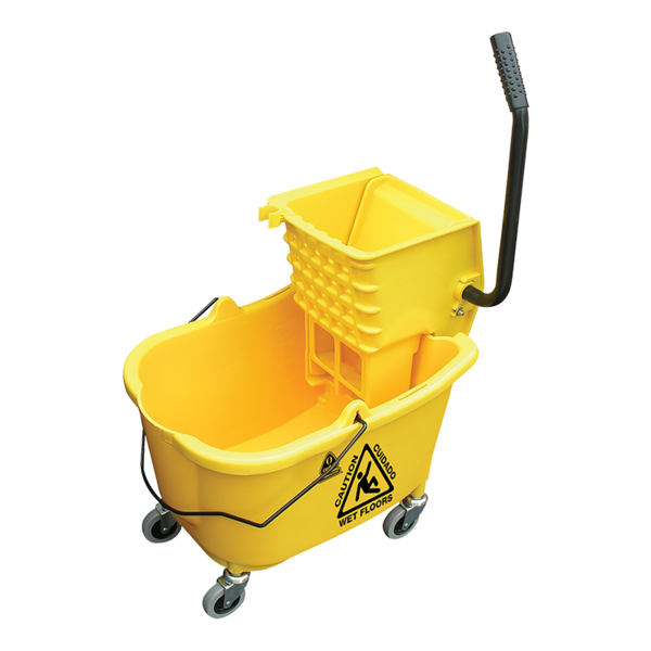 O'Cedar MaxiPlus® (#96978) Side Press Yellow Mop Bucket & Wringer