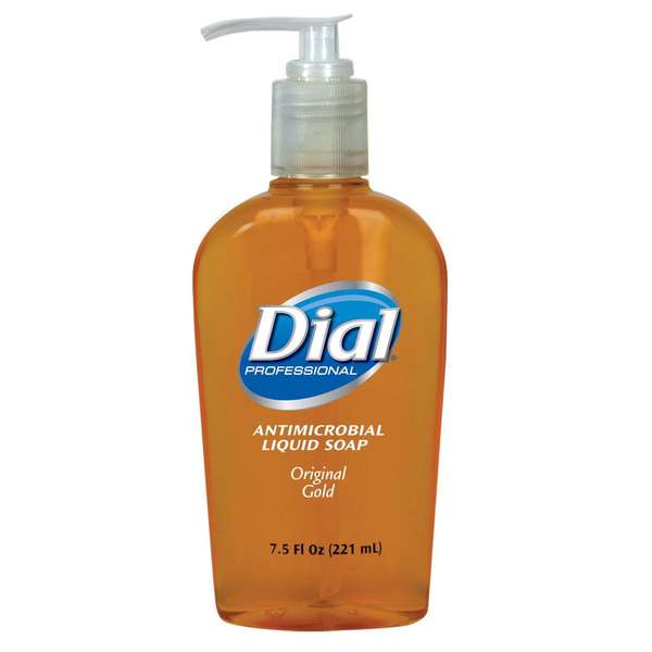 Dial Dial Gold Antibacterial Liquid Hand Soap Pump 7.5 oz., PK12 ...