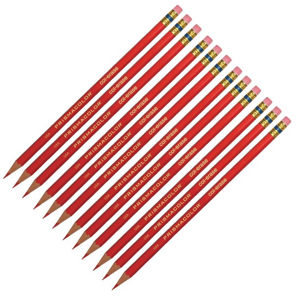 Col-Erase Pencils - 12 / Red