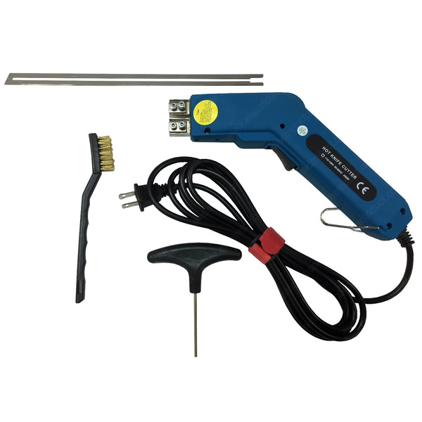 Electriduct Foam Cutting Tool 250W Sleeving and Rope Cutter and 10 Blade  TL-TORCH-FCT-HS25-250W