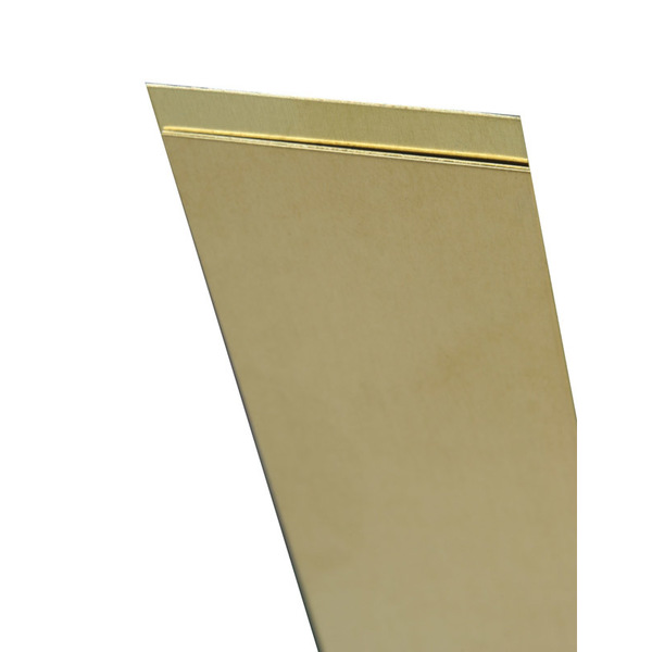 Metal Strips brass, .064 in. x 1 in., 12 in. (pack of 4)