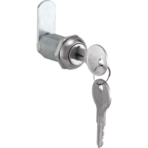 Prime-Line Products - Cabinet Lock, 1-1/8 In., 2 Cam, Chrome Plated, KD #8