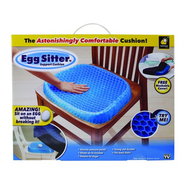 Egg Sitter 12655-4 Support Cushion with Non-Slip Washable Cover, As Se