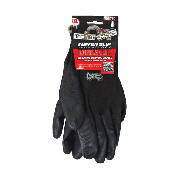  Gorilla Grip Never Slip, Maximum Grip All-Purpose Gloves (Large),  Black : Tools & Home Improvement