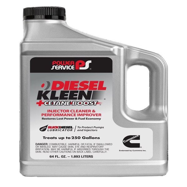 Power Service Diesel Kleen +Cetane Boost Diesel Multifunction Fuel Additive  64 oz 3064-06