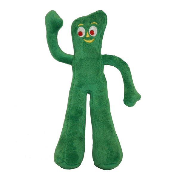 Multipet Gumby Green Plush Dog Toy Medium 16674