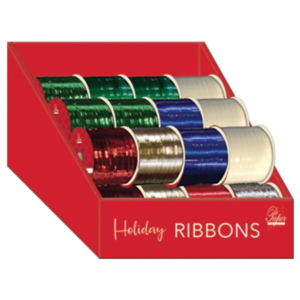 Curling Ribbon Dispenser (12 Roll) | Width: 14 1/4 inch by Paper Mart, Size: 14 1/4 x 14 1/4 | Quantity of: 1