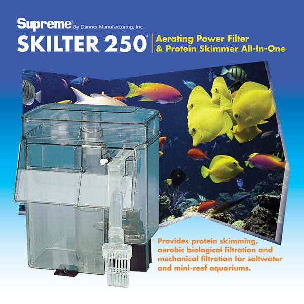 Danner Supreme Skilter Protein Skimmer. Saltwater Aquariums 10-55 gal 1031