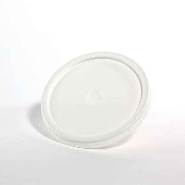 Pipeline Packaging Cover, HDPE, White, 2 gal., Diameter: 9-5/8" 01-05-020-00040