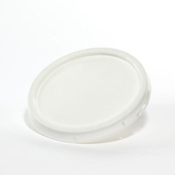 Pipeline Packaging Cover, HDPE, White, 3.5-6 gal., Height: 1.3" 01-05-020-00082