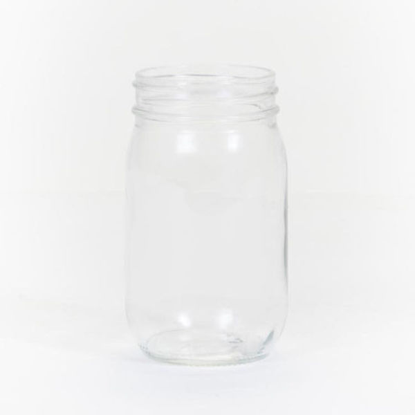 Pipeline Packaging Condiment Glass Jar, 16 oz. 08-04-017-00017