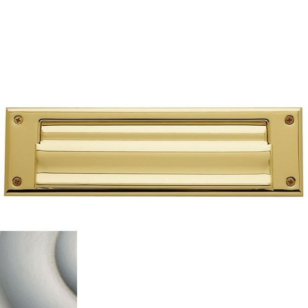 Baldwin Estate Lifetime Satin Nickel Mail Slot 0017.056