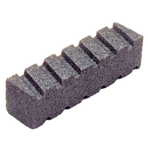 Kraft Tool Fluted Rub Brick, 20 Grit, 6"x2"x2 CF462