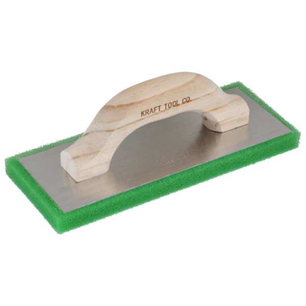 Kraft Tool Green Fine Texture Float, 12" x 4" x 3/4 PL601F