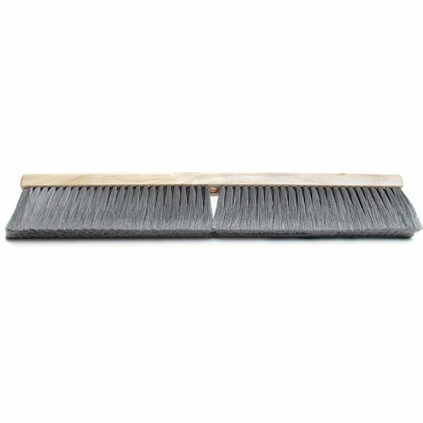 Malish Floor Sweep, 24", Poly, Gray 014994SP