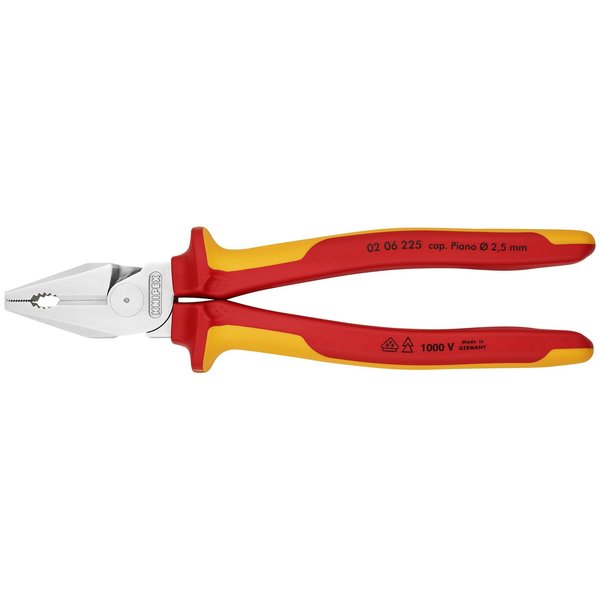 Knipex High Leverage Combination Pliers, 9", 10 02 06 225