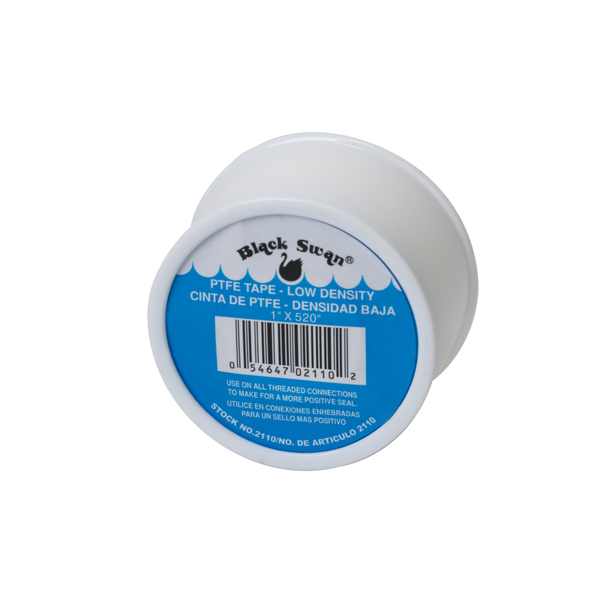 Black Swan PTFE Tape-Low Density-China 1" X 520" 02110