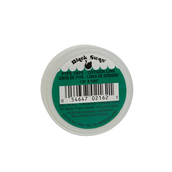 Black Swan PTFE Tape-Green Oxygen-U.S.A. 1/2"X520" 02162