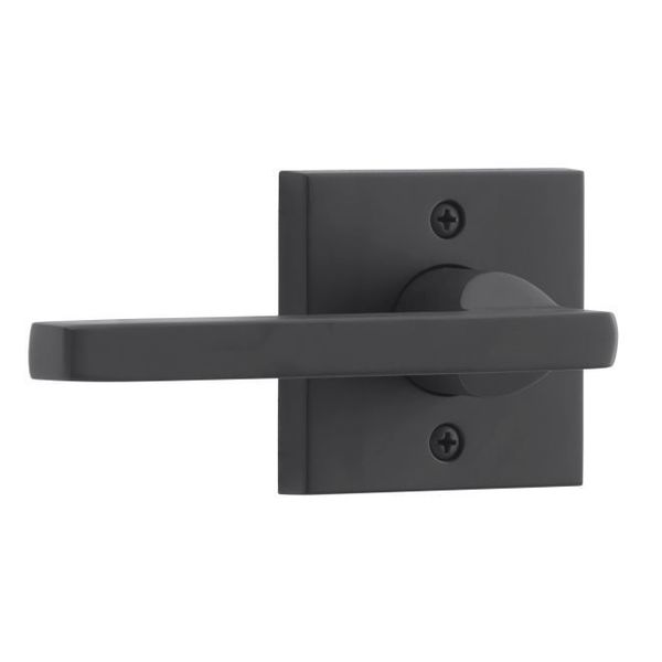 Baldwin Reserve Satin Black Door Levers FDSQUCSR190