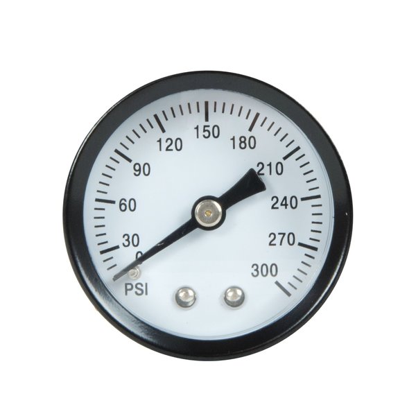 Powermate Pressure Gauge, 1.5", 270 PSI, 1/8" Back Co 032-0056RP