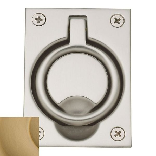 Baldwin Estate Vintage Brass Flush Ring Pull 0395.033