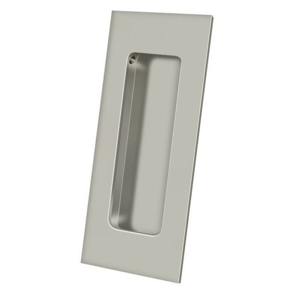 Deltana Heavy Duty Rectangular Flush Pull Satin Nickel 4"X1-7/8" FP40U15