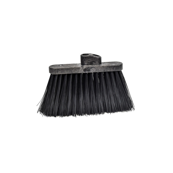 Malish Broom Head, Black, 6 in L Bristles 055913