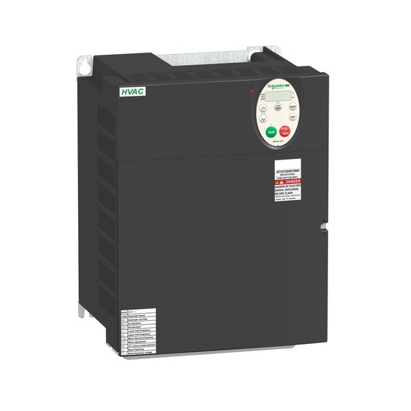 Schneider Electric Variable speed drive, Altivar 212, 22kW, 30hp, 480V, 3 phases, with EMC, IP21, slim ATV212HD22N4S