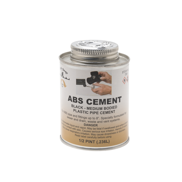 Black Swan ABS Cement (Black)-Medium Bodied 1/2 pt. 07265