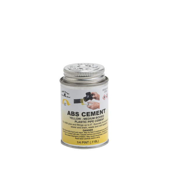 Black Swan ABS Cement (Yellow)-Medium Bodied 1/4 pt 07300