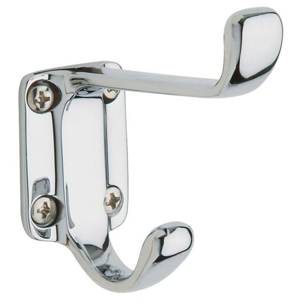 Baldwin Estate Bright Chrome Coat Hooks, Projection: 3-1/4" 0781.260